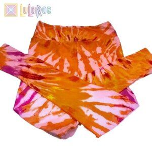 LuLaRoe Leggings, tie die look, like new